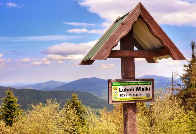 Luboń Wielki 1022 m n.p.m.