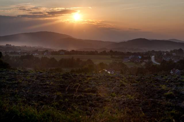 Panorama z Przełęczy Zasańskiej