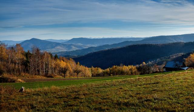 Panorama z okolic Pcim Kotoń